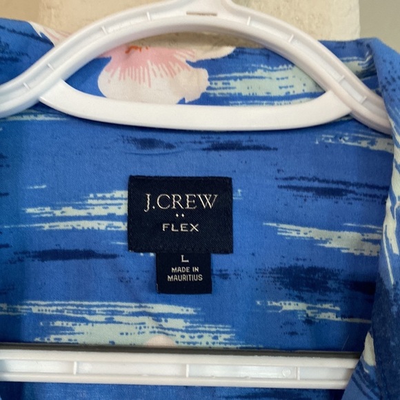 J.Crew Hawaiian short sleeve button down vacation summer party - Picture 2 of 7
